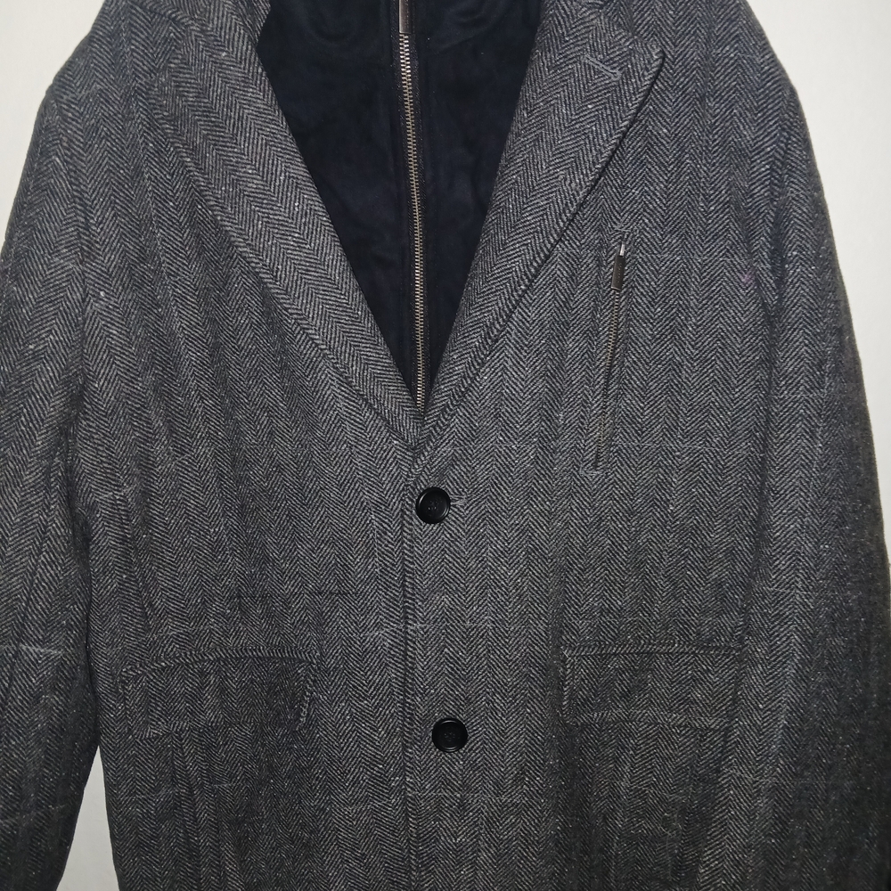Heritage Charcoal Herringbone Jacket
